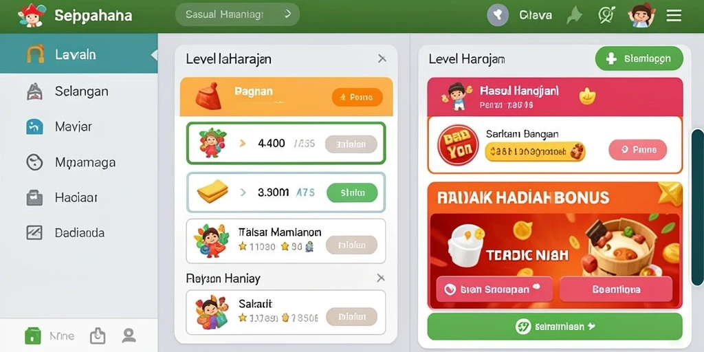 Tantangan pertempuran yang mendebarkan.
