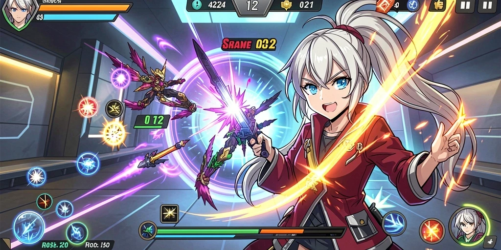 Tangkapan layar dari gameplay yang mendebarkan.