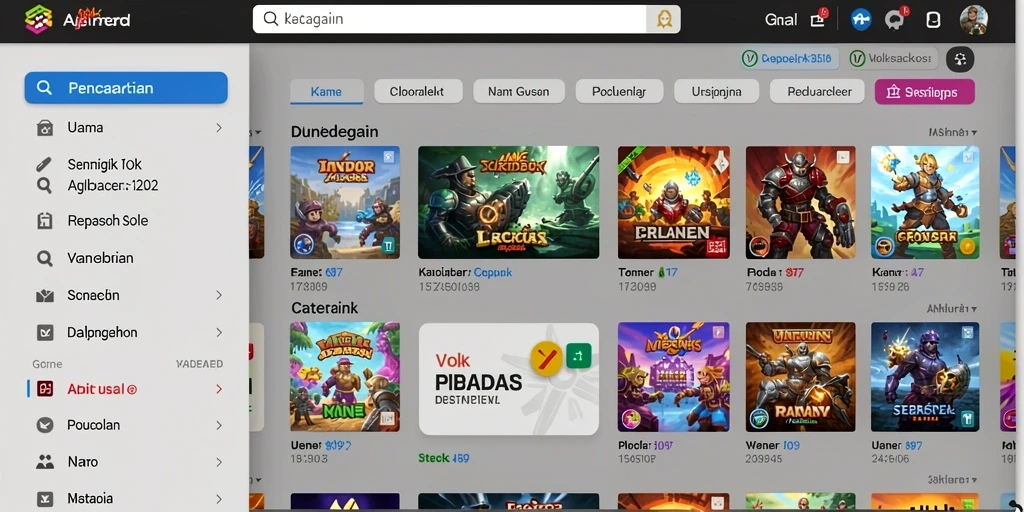 Ilustrasi saat pemain berkompetisi dalam mode multiplayer.