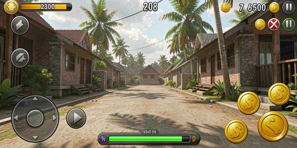 Fitur multiplayer yang memungkinkan bertanding dengan teman.
