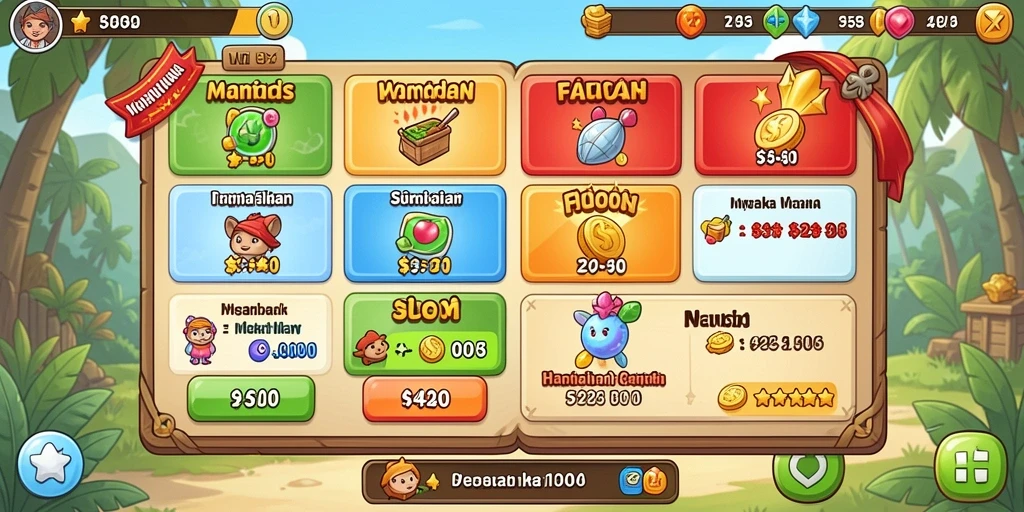 Mode permainan yang bervariasi dan menarik.