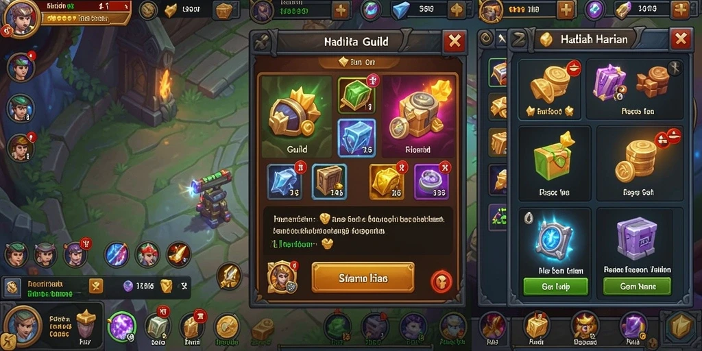 Sistem reward yang menarik dengan berbagai item collectible.