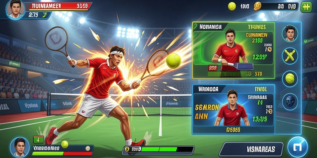 Kompetisi menarik dengan pengguna lain secara online.