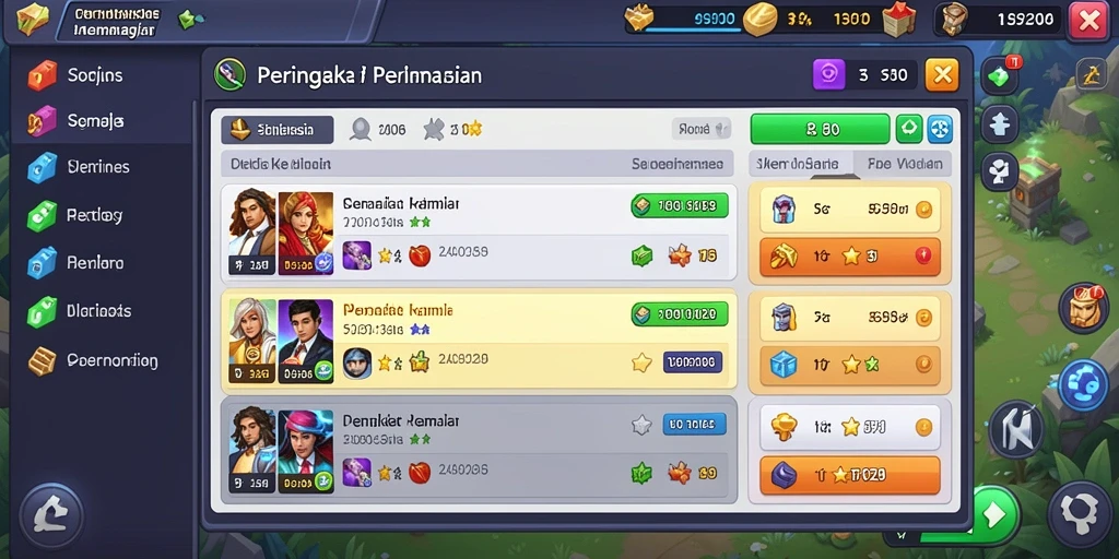 Pengalaman sosial yang menyenangkan dengan pemain lain.