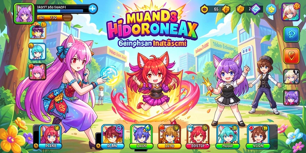 Lingkungan permainan yang kaya akan detail.