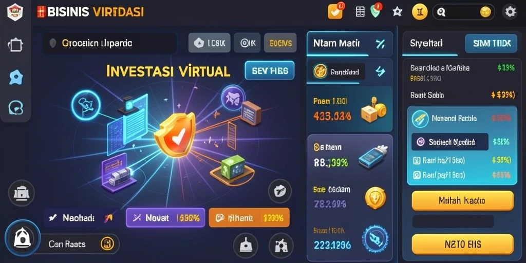 Tampilan fitur reward dengan item-item menarik untuk dimenangkan.
