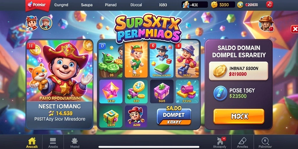 Pengalaman bermain yang seru dengan berbagai jenis permainan.